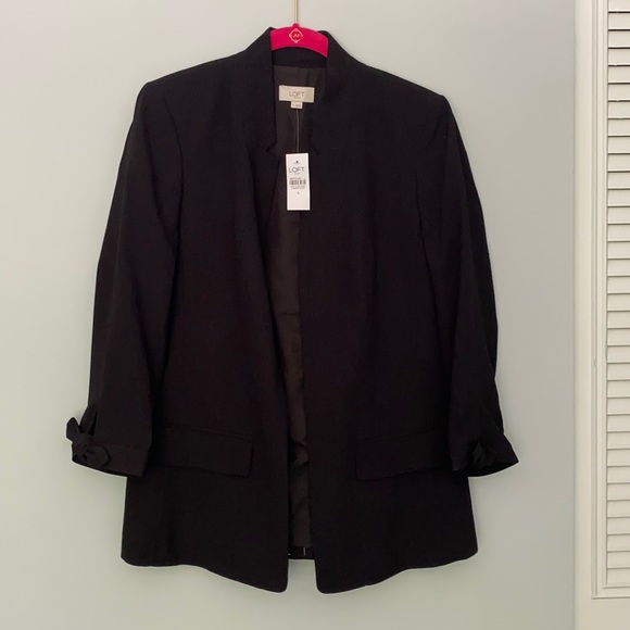 LOFT Jackets & Blazers - NWT LOFT Outlet Tie Sleeve Blazer